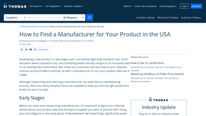How to Find a Manufacturer for Your Product in the USA - product manufacturer