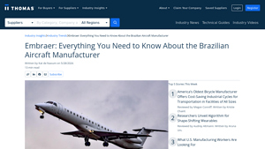 Embraer: Everything You Need to Know About the Brazilian Aircraft ... - brazil plane manufacturer