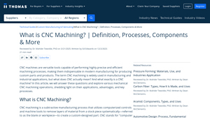 What is CNC Machining? | Definition, Processes, Components & More - cnc manufacturer