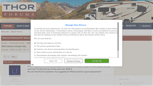 2004 Damon Intruder tires | Thor Forums - damon motorhome manufacturer