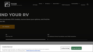 THOR Industries - Owner of Leading RV Manufacturers - rv manufacturer