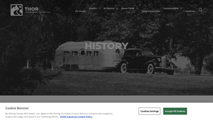 History of Thor Industries - damon motorhome manufacturer