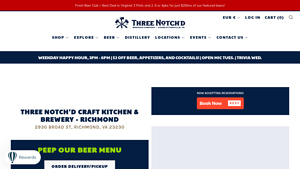 Richmond - Three Notch'd Brewing | Craft Beer and Kitchen - richmond brewery company