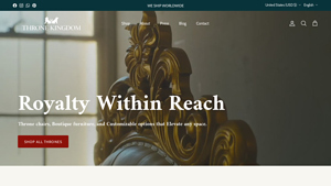 Event Throne Chairs, Chaise Lounges, and Boutique Furniture ... - throne chair factory