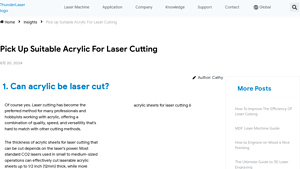 Pick Up Suitable Acrylic For Laser Cutting - acrylic laser cutter factory