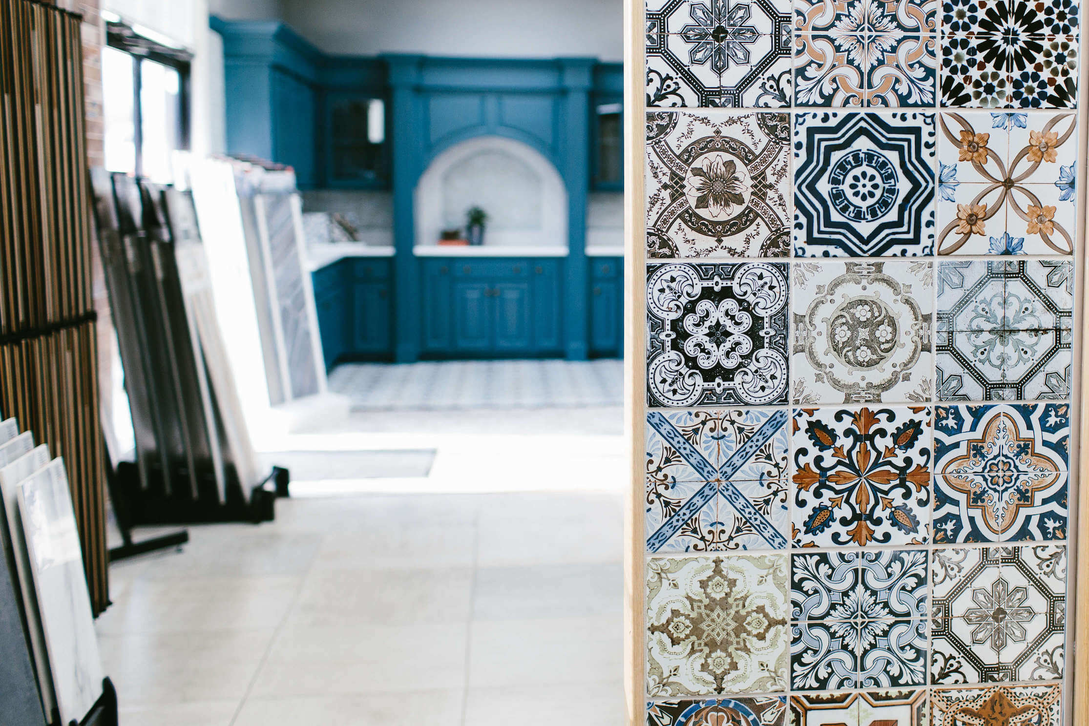 A relevant stock photo of tile custom in a typical setting.