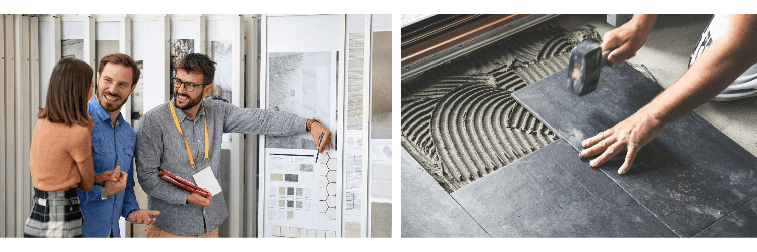 A relevant stock photo of tile supplier in a typical setting.