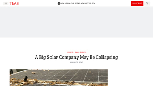 A Big Solar Company May Be Collapsing - sunpower solar company