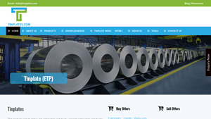 Tinplates – Suppliers and Exporter, Importer of Electrolytic Tinplate ... - tinplate sheet factory