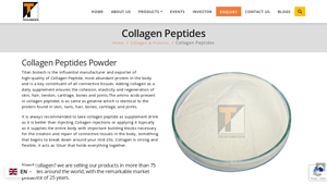 Collagen Peptide Manufacturer & Exporter | Titan Biotech - collagen manufacturer