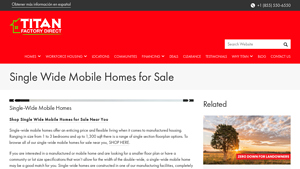 Single Wide Mobile Homes for Sale - Titan Factory Direct - manufacturer homes for sale