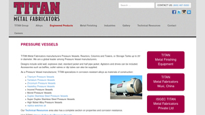 Pressure Vessel | Pressure Vessel Manufacturers - TITAN Metal Fabricators - pressure vessel manufacturer
