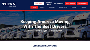 Trucking Company - Shelbyville TN - Titan Transfer Inc - titan truck company