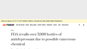 FDA Recalls Duloxetine, Sold as Cymbalta, Due to Chemical - TODAY - duloxetine recall manufacturer