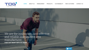 TOG USA INC - Independent Lens Manufacturer - lens manufacturer