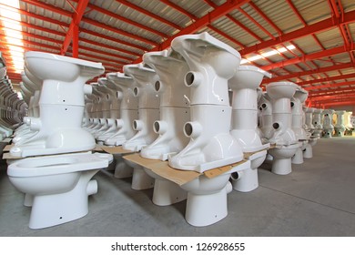 A relevant stock photo of toilet manufacturer in a typical setting.