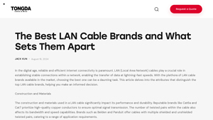 The Best LAN Cable Brands and What Sets Them Apart - Tongda - best lan cable company