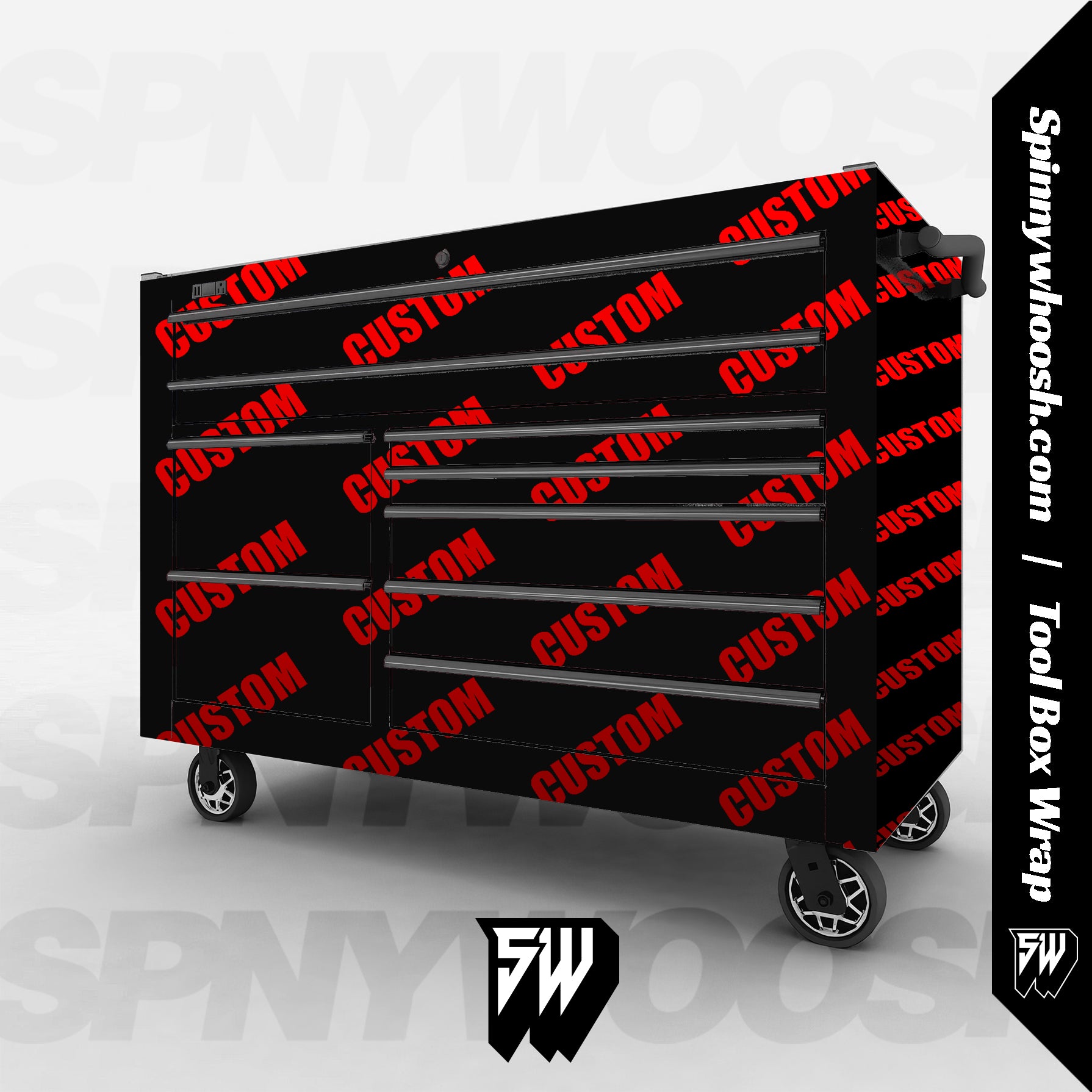 A relevant stock photo of tool box custom in a typical setting.
