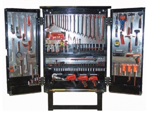 A relevant stock photo of tool box custom in a typical setting.