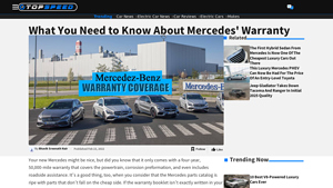 What You Need to Know About Mercedes' Warranty - Top Speed - mercedes manufacturer warranty