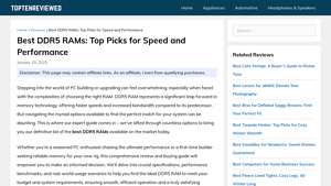 Best DDR5 RAMs: Top Picks for Speed and Performance - best ram manufacturer
