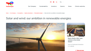Solar and wind: our ambition in renewable energies - sunlight power company