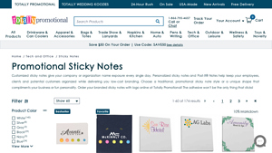 Promotional Post-It® Notes - Order Custom Sticky Notes - personalized sticky notes bulk