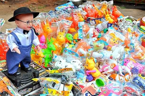 A relevant stock photo of toy china in a typical setting.