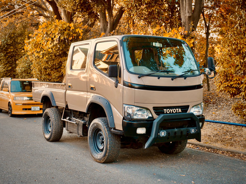 A relevant stock photo of toyota dyna custom in a typical setting.
