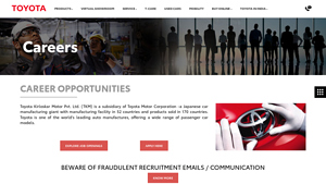 Careers - Toyota India - vehicle manufacturer jobs
