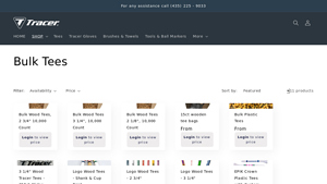 Bulk Tees - Tracer Golf Accessories - golf tees bulk