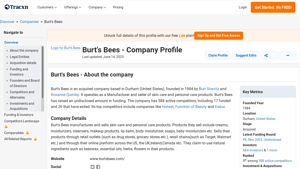 Burt's Bees - 2025 Company Profile - Tracxn - burt's bees manufacturer