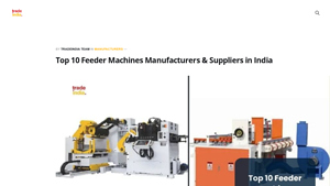 Top 10 Feeder Machines Manufacturers & Suppliers in India - TradeIndia - feeder manufacturer
