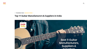 Top 11 Guitar Manufacturers & Suppliers in India - TradeIndia - guitar manufacturer