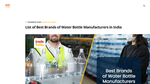 List of Best Water Bottle Manufacturers in India - TradeIndia - water bottle manufacturer