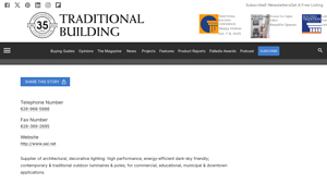 Architectural Area Lighting, Inc. - Traditional Building Magazine Online - architectural area lighting company