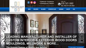 Traditional & Custom Wood Doors Manufacturers in Toronto, ON - custom door manufacturer