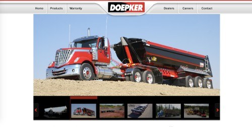 A relevant stock photo of trailer truck manufacturer in a typical setting.