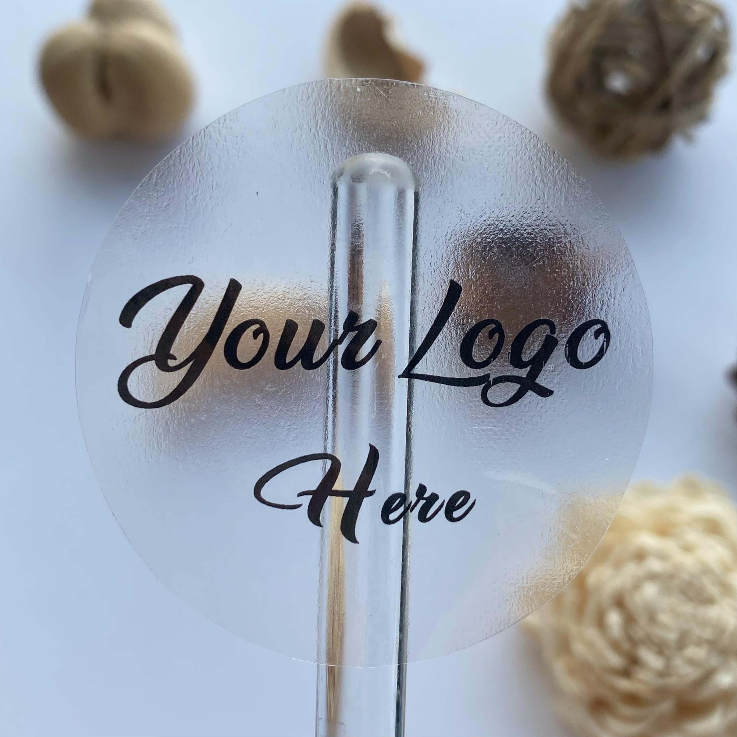 A relevant stock photo of transparent sticker custom in a typical setting.