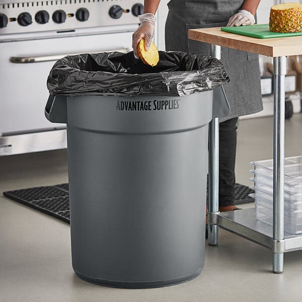 A relevant stock photo of trash can supplier in a typical setting.