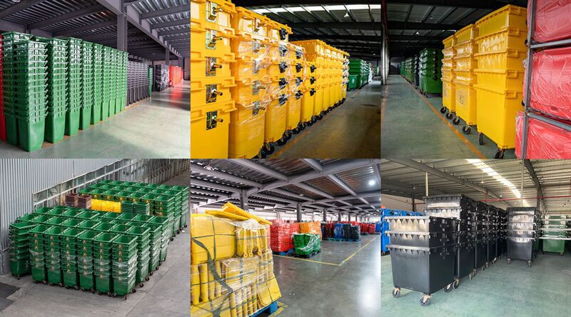 A relevant stock photo of trash can supplier in a typical setting.