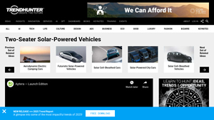 Two-Seater Solar-Powered Vehicles : aptera - Trend Hunter - aptera car company