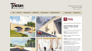 Tricon precast concrete products and solutions - concrete precast manufacturer