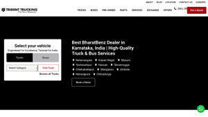 Trident Trucking: BharatBenz Trucks & Buses Dealer in Karnataka - bharatbenz truck company