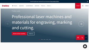 Trotec Laser: Laser engravers and laser cutters - laser cutter engraver factory