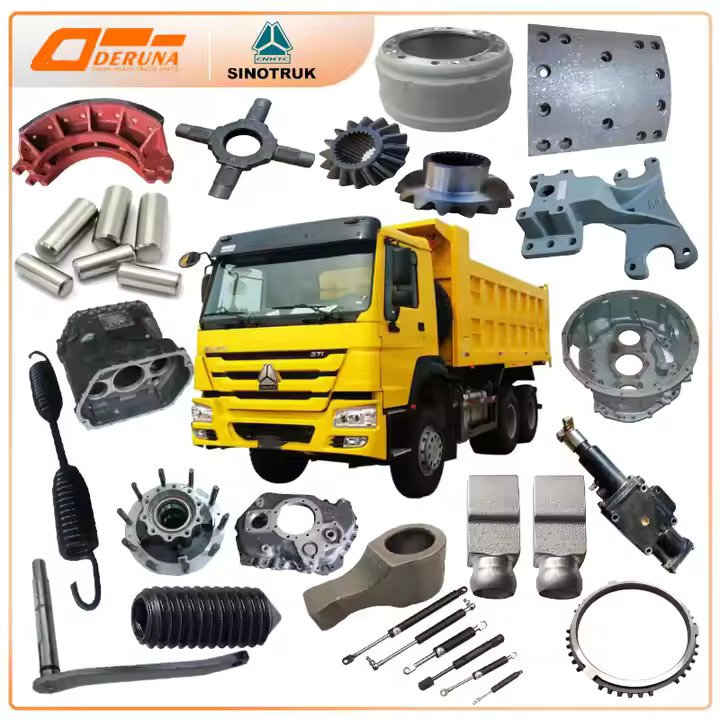 A relevant stock photo of truck spare parts supplier in a typical setting.