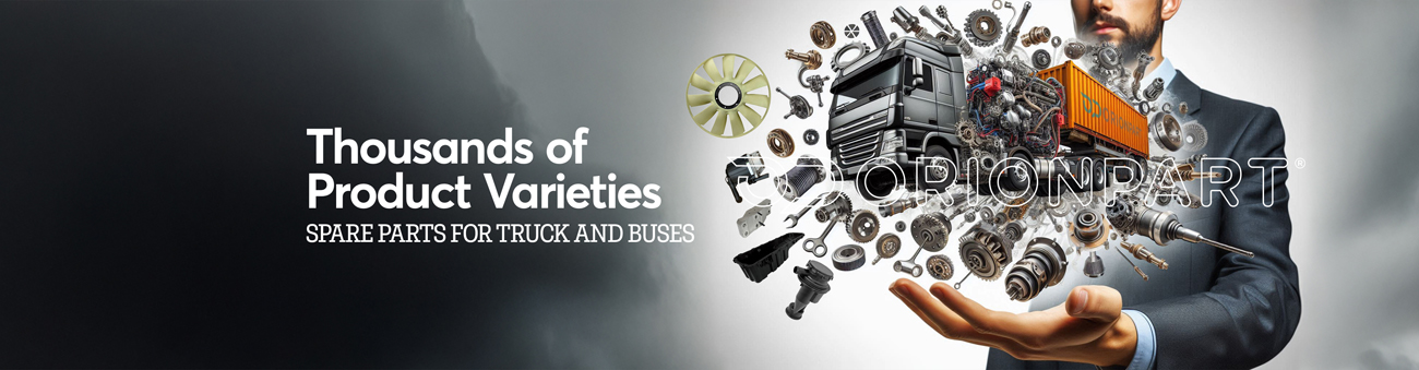 A relevant stock photo of truck spare parts supplier in a typical setting.