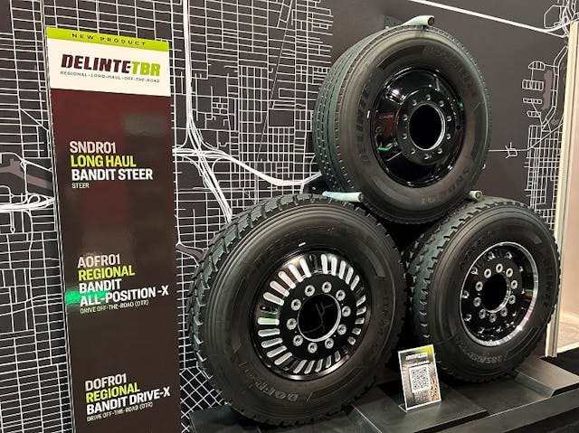 A relevant stock photo of truck tire manufacturer in a typical setting.