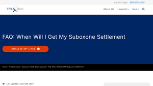 FAQ: When Will I Get My Suboxone Settlement - TruLaw - suboxone manufacturer