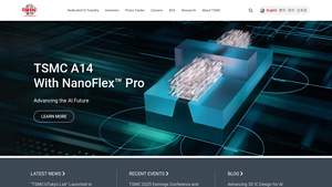 Taiwan Semiconductor Manufacturing Company Limited - TSMC - largest chip manufacturer